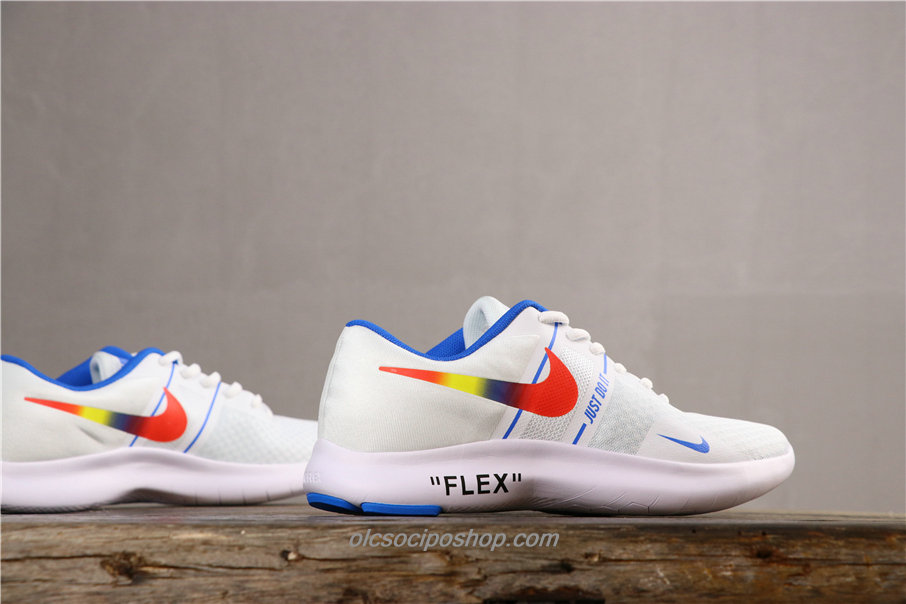 Nike Flex Experience RN 9 Fehér/Piros/Kék Cipők (AJ6809 008)