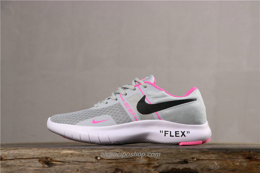 Női Nike Flex Experience RN 9 Szürke/Rózsaszín/Fekete Cipők (AJ6809 006)