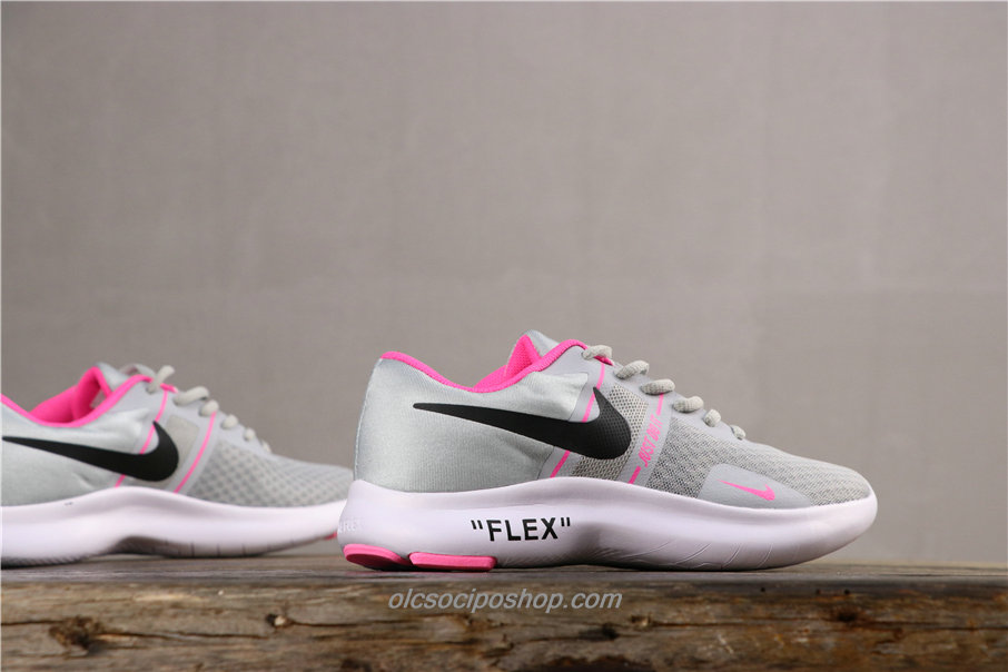 Női Nike Flex Experience RN 9 Szürke/Rózsaszín/Fekete Cipők (AJ6809 006)