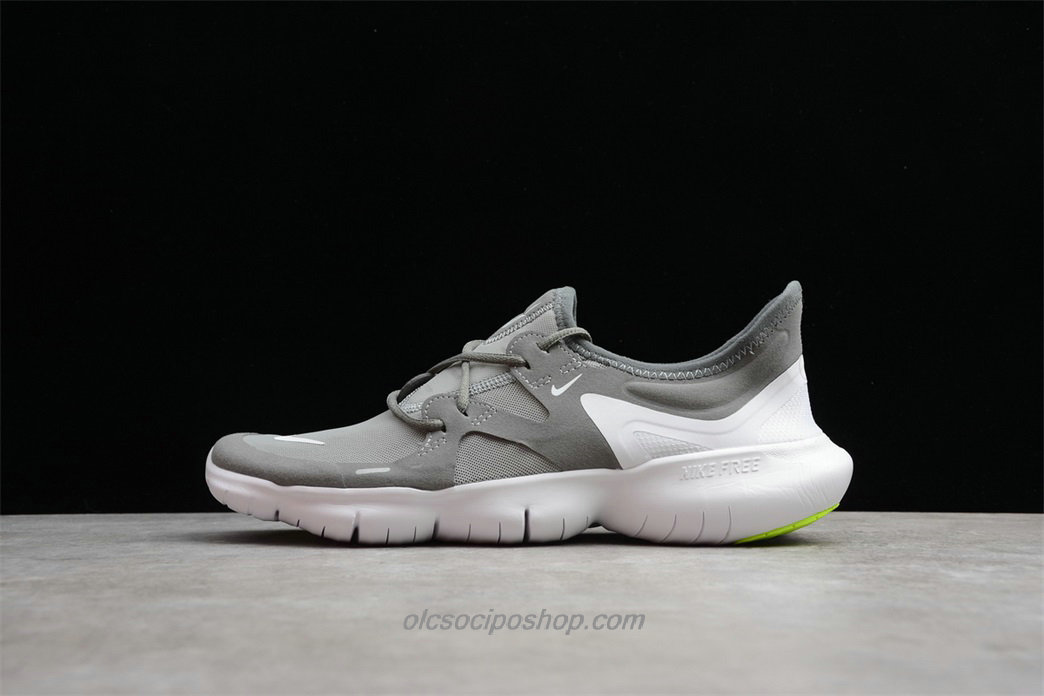 Férfi Nike Free RN Flyknit 3.0 Szürke/Fehér Cipők (AQ1289 002)