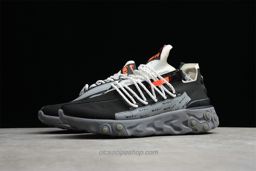 Nike React WR ISPA Fekete/Fehér/Szürke Cipők (AR8555 001)