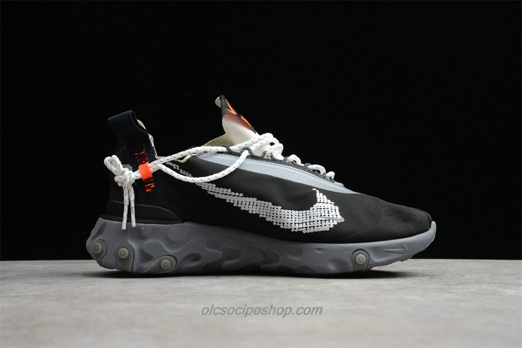 Nike React WR ISPA Fekete/Fehér/Szürke Cipők (AR8555 001)