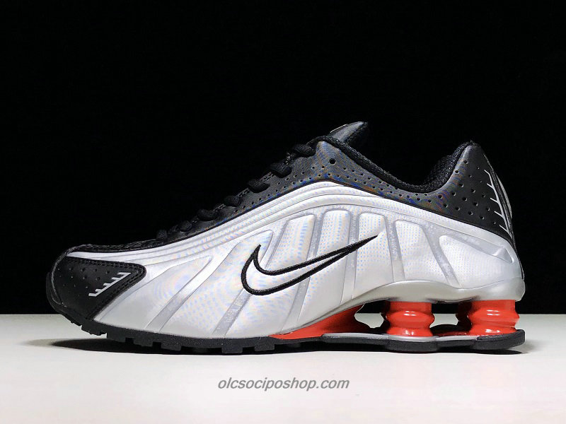 Férfi Nike Shox R4 Ezüst/Fekete Cipők (BV1111 008)