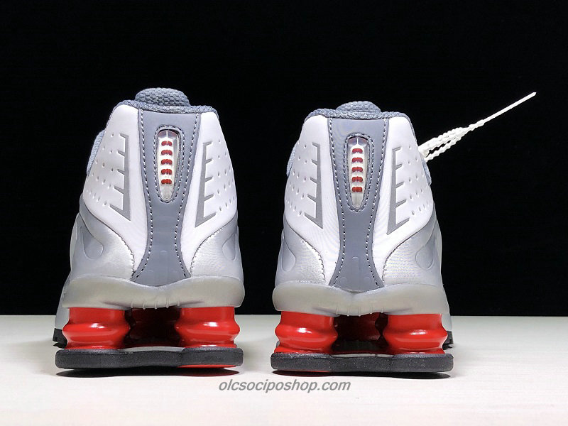 Férfi Nike Shox R4 Ezüst/Fehér Cipők (BV1111 100)
