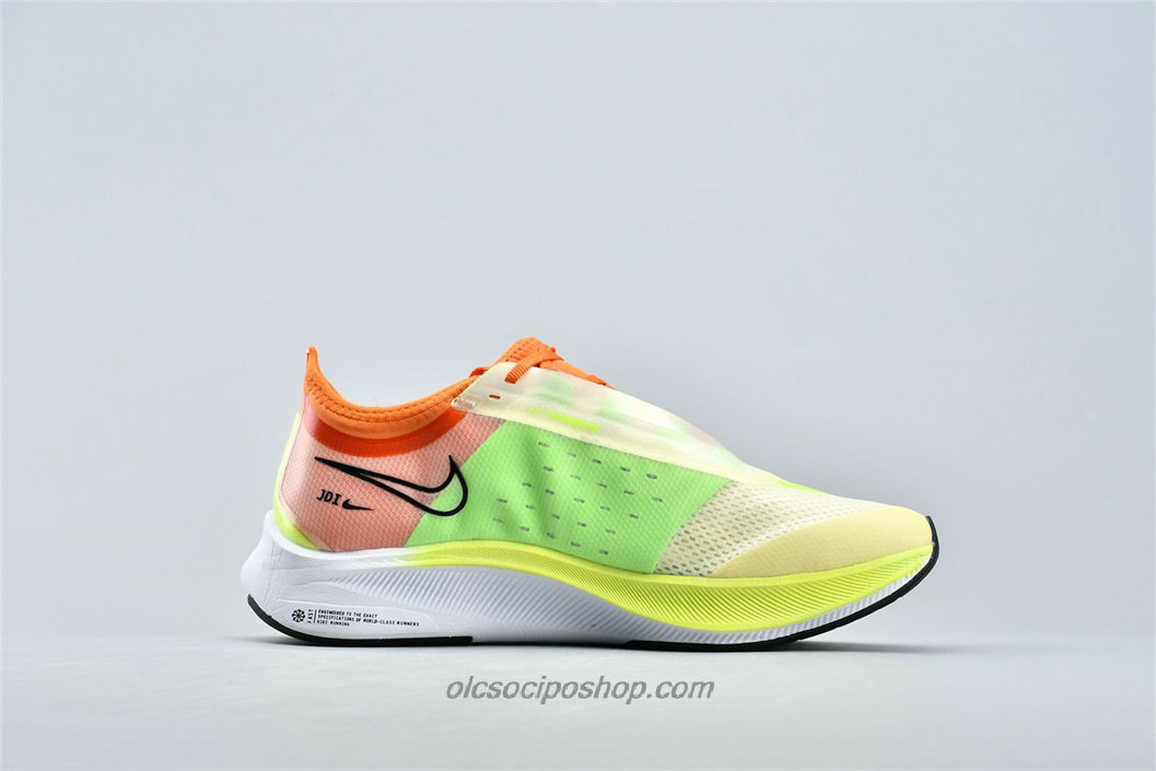 Nike Zoom Fly 3 Rise Sárga/Zöld/Narancs Cipők (CQ4483 300)