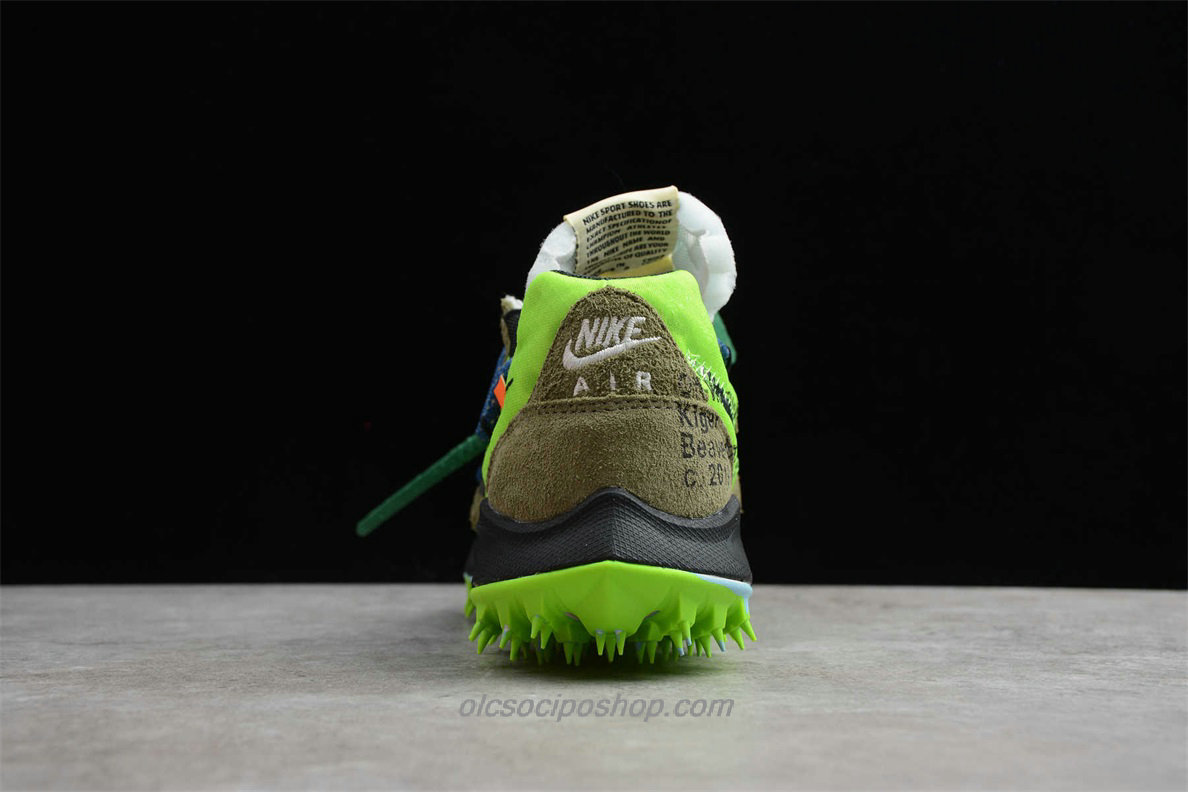 Off-White x Nike Air Zoom Terra Kiger 5 Zöld/Fekete/Olajbogyó Cipők (CD8179 300)