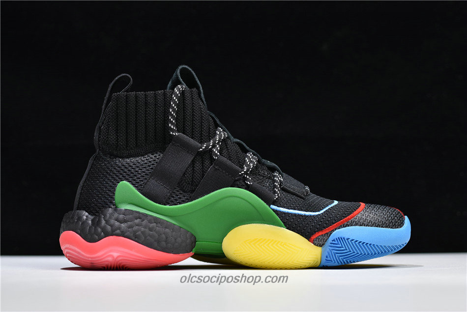 Férfi Adidas Crazy BYW Gratitude Empathy Fekete/Sárga/Zöld/Piros Cipők (G27805)