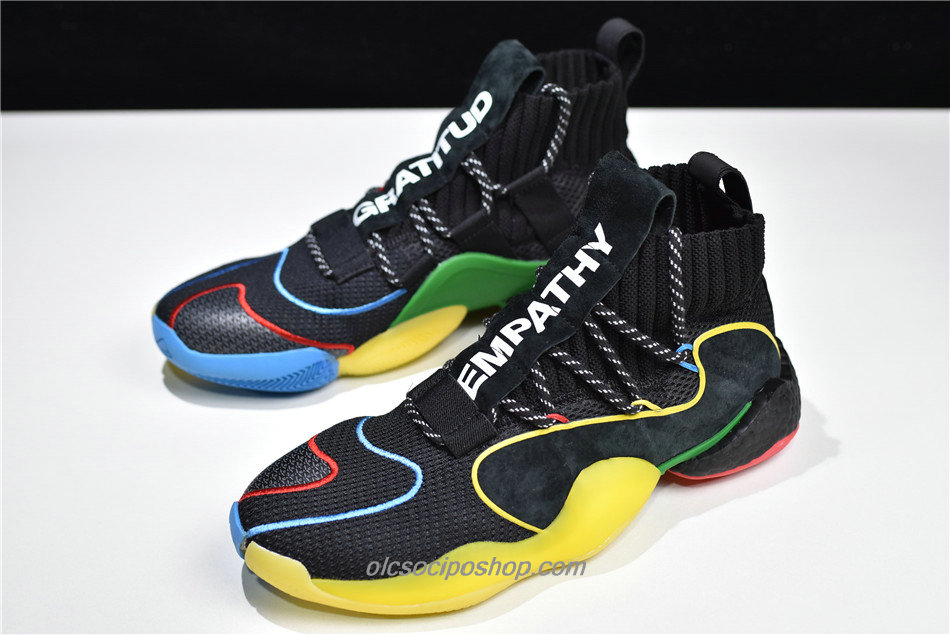 Férfi Adidas Crazy BYW Gratitude Empathy Fekete/Sárga/Zöld/Piros Cipők (G27805)