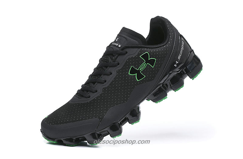 Férfi Under Armour Scorpio 3 Fekete/Zöld Cipők