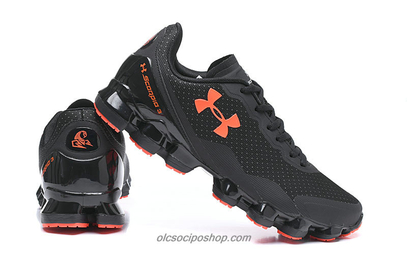 Férfi Under Armour Scorpio 3 Fekete/Narancs Cipők