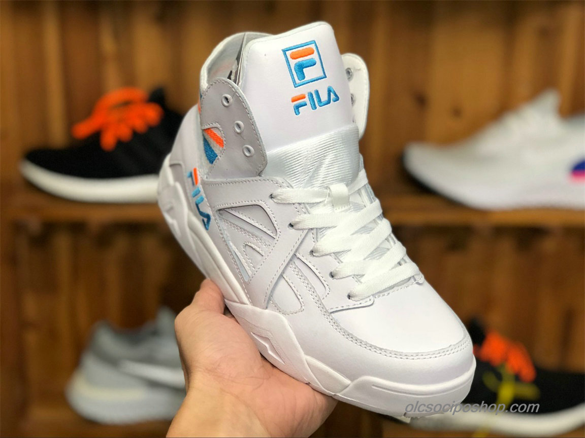 Fila Cage Leather Fehér/Kék/Narancs Cipők