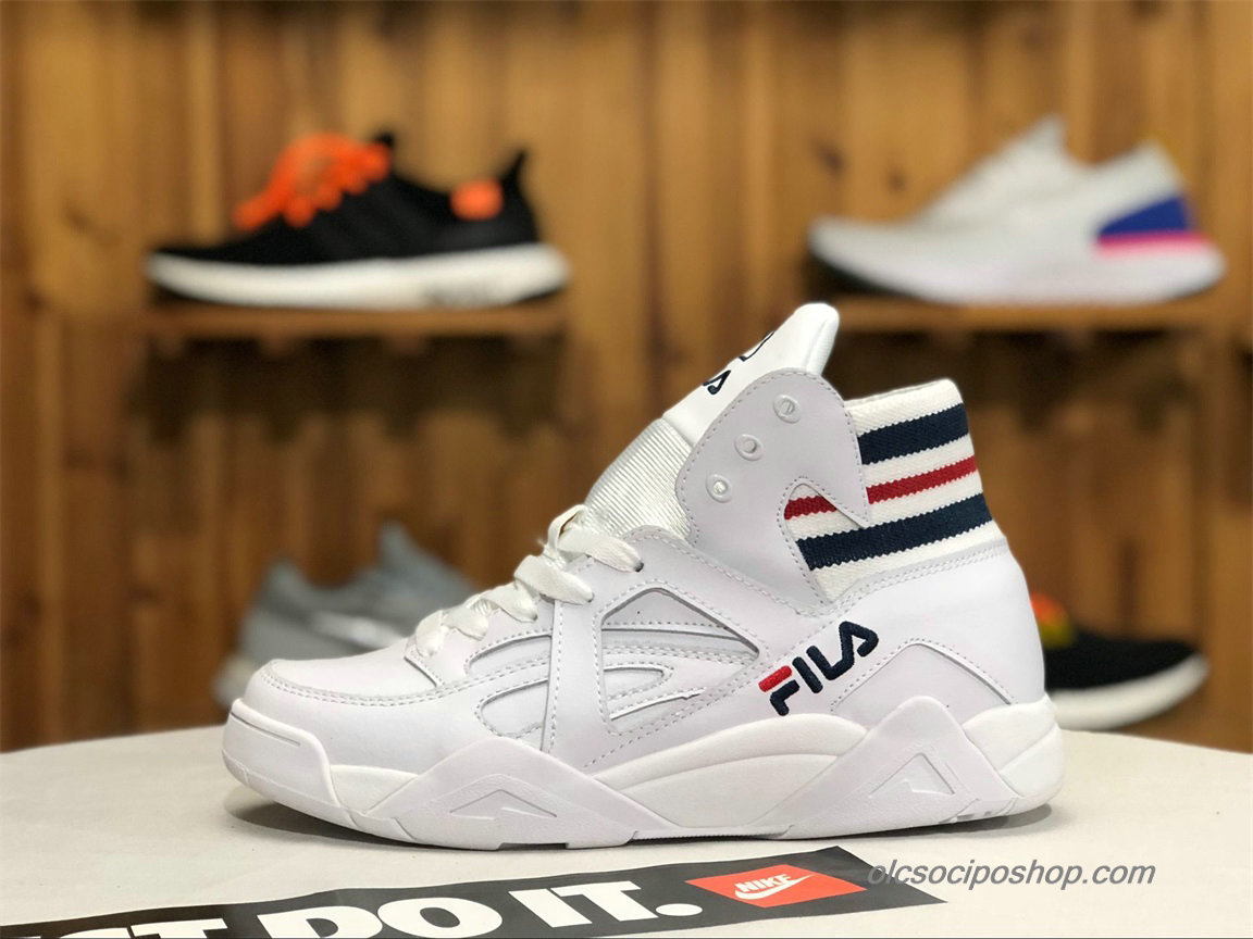 Fila Cage Leather Fehér/Fekete/Piros Cipők