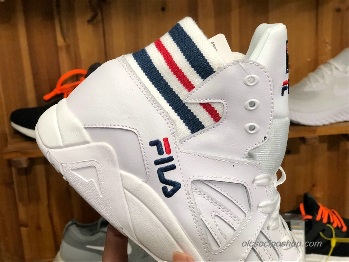 Fila Cage Leather Fehér/Fekete/Piros Cipők