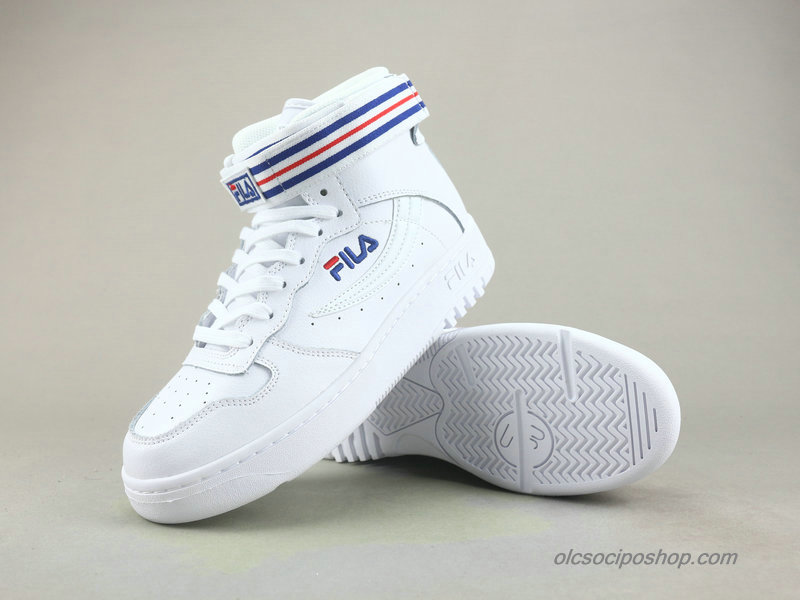 Fila FX-100 High Top Fehér/Piros/Kék Cipők