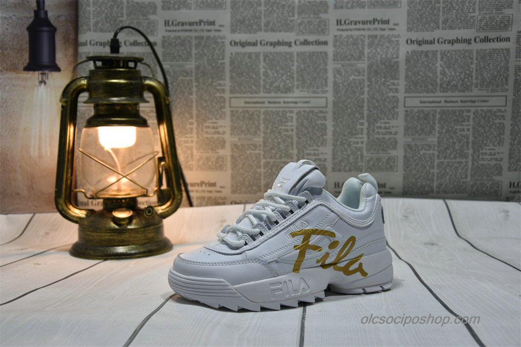 Fila Disruptor II Script Fehér/Arany Cipők