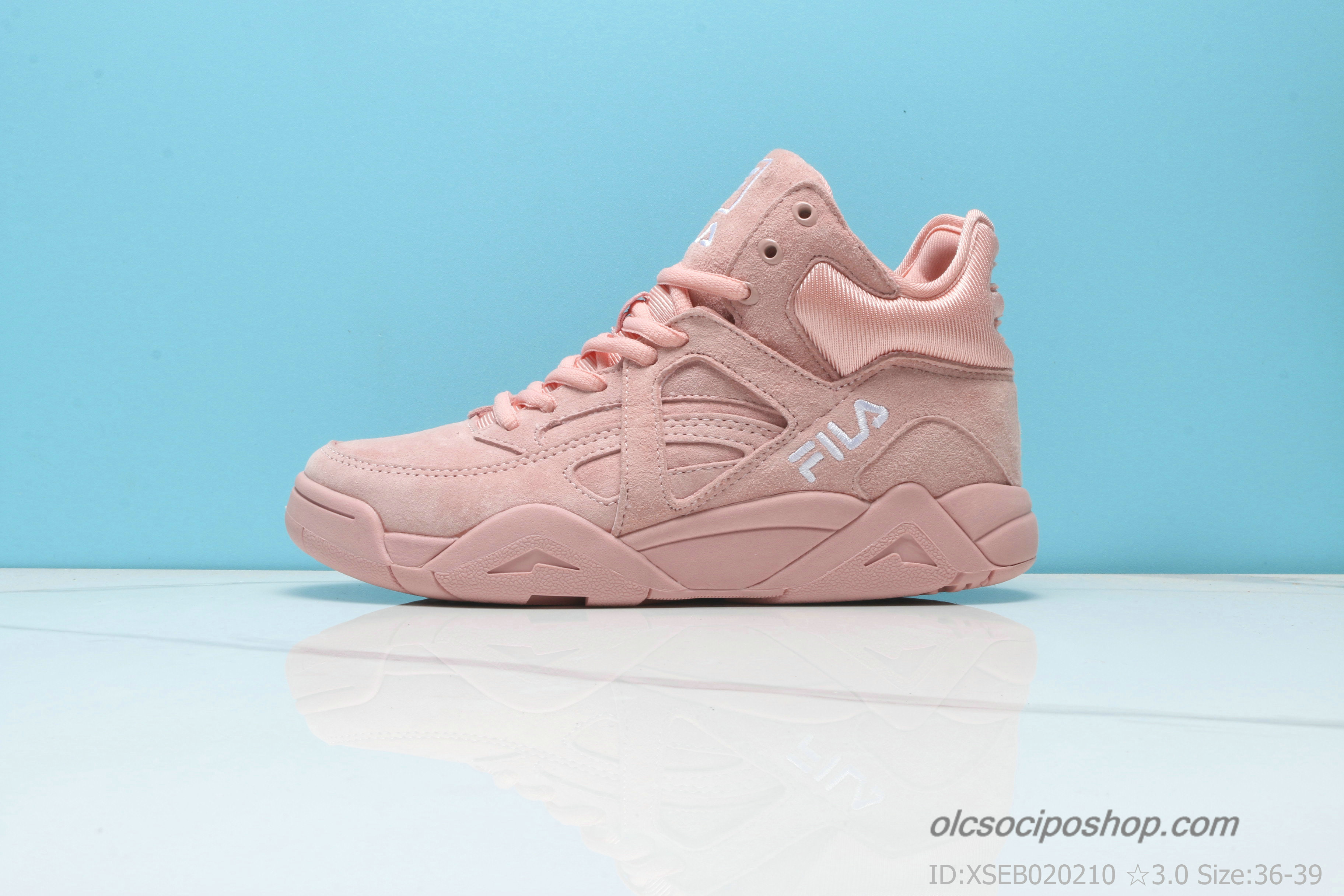 Női Fila Cage Suede Rózsaszín Cipők