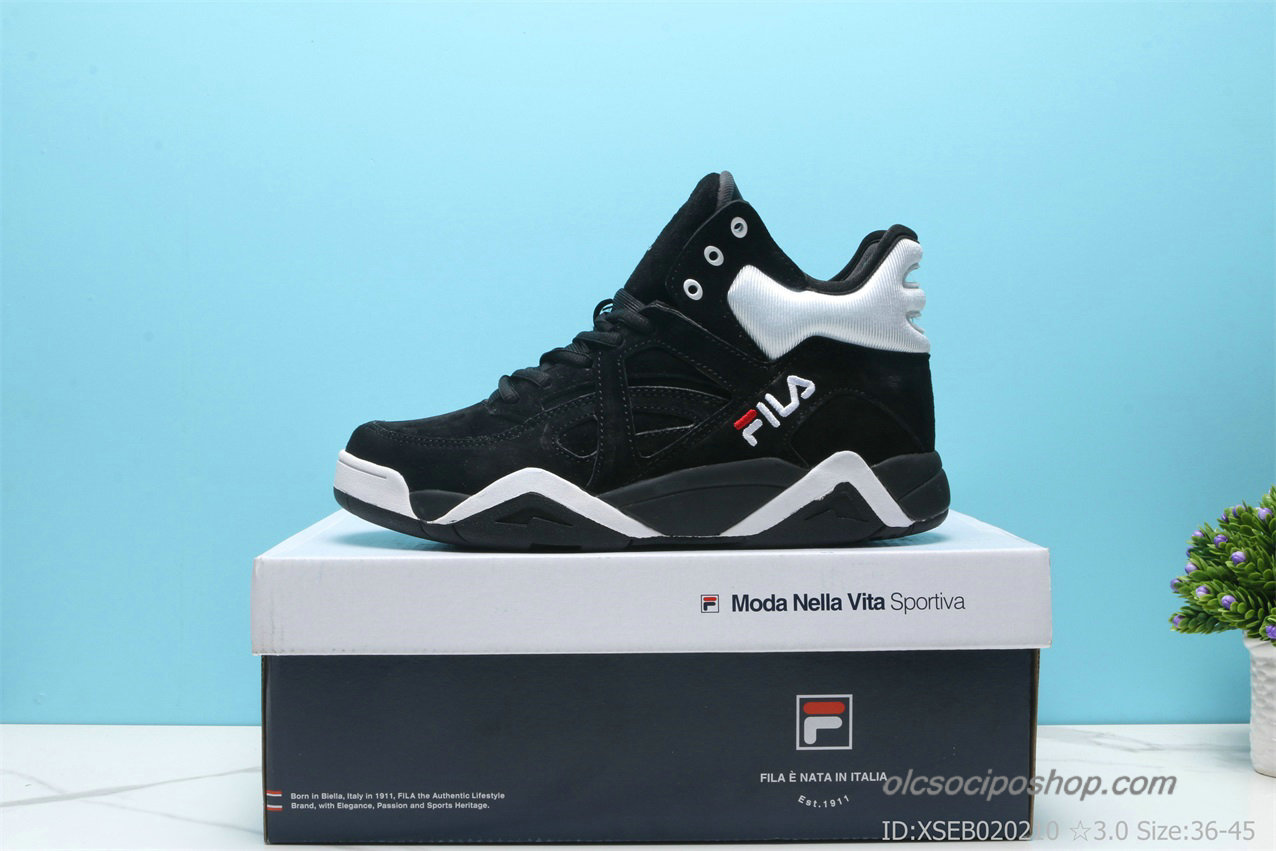 Fila Cage Suede Fekete/Fehér Cipők