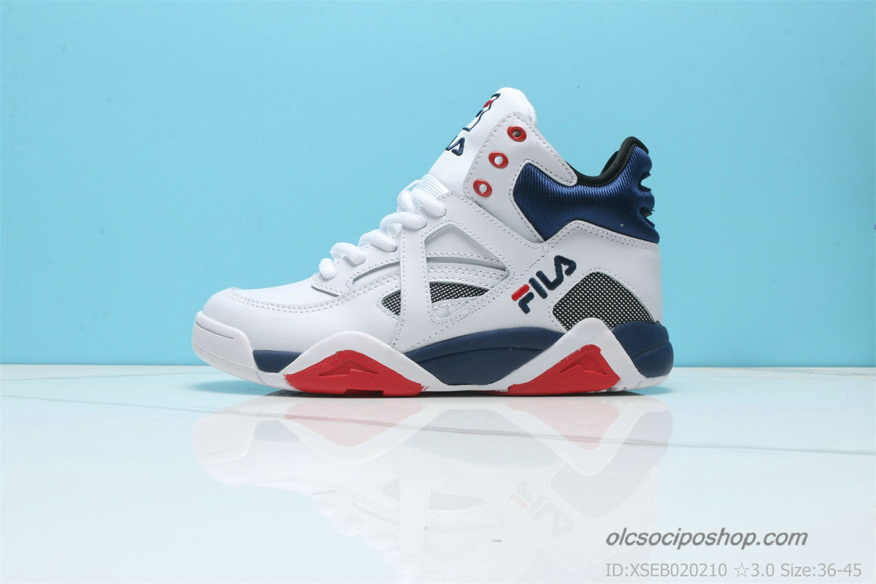 Fila Cage Leather Fehér/Piros/Sötétkék Cipők