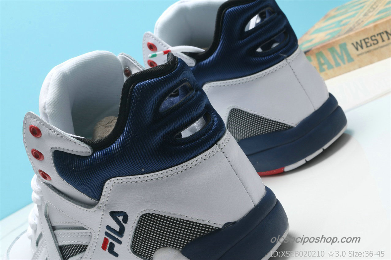 Fila Cage Leather Fehér/Piros/Sötétkék Cipők