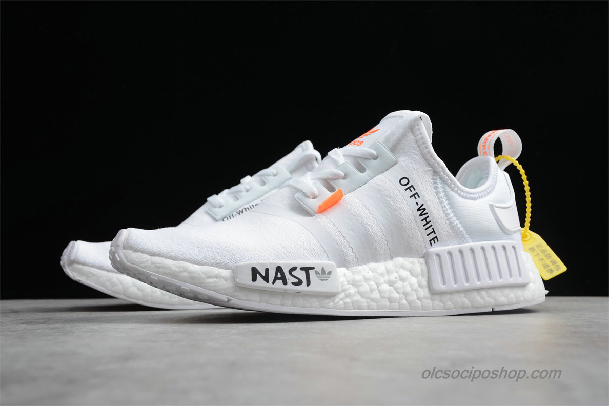 NAST Off-White x Adidas NMD Fehér/Fekete Cipők (DA8866)