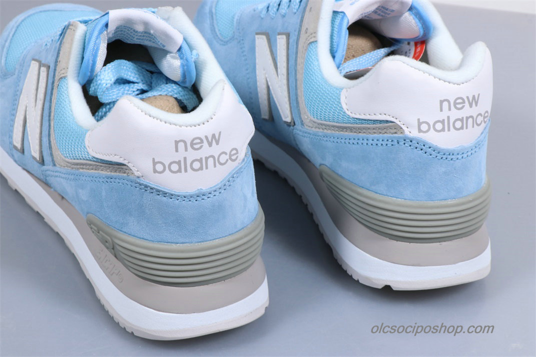 Női New Balance 574 Világoskék/Fehér/Szürke Cipők (WL574ESB)