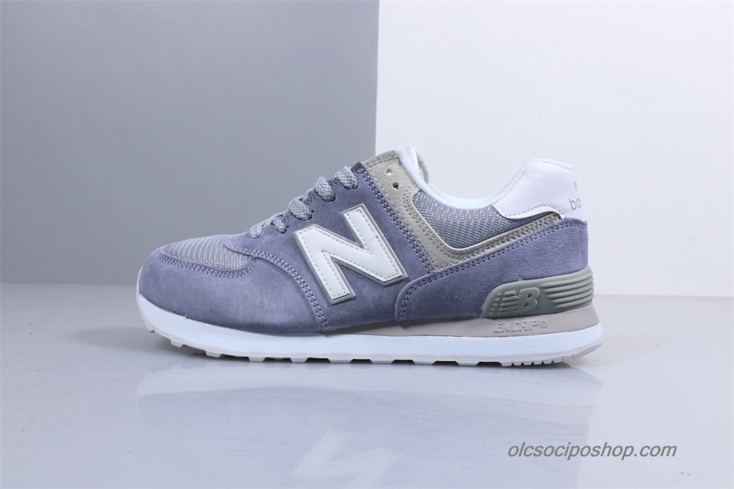 Női New Balance 574 Lila/Fehér/Szürke Cipők (WL574ESV)