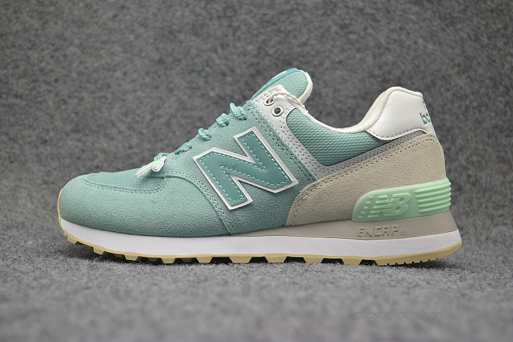 Női New Balance 574 Zöld/Khaki/Fehér Cipők (WL574TAB)