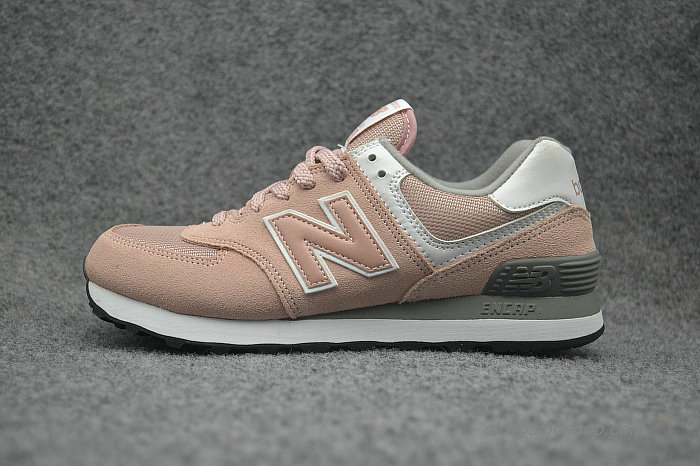 Női New Balance 574 Világos rózsaszín/Szürke Cipők (WL574UNC)