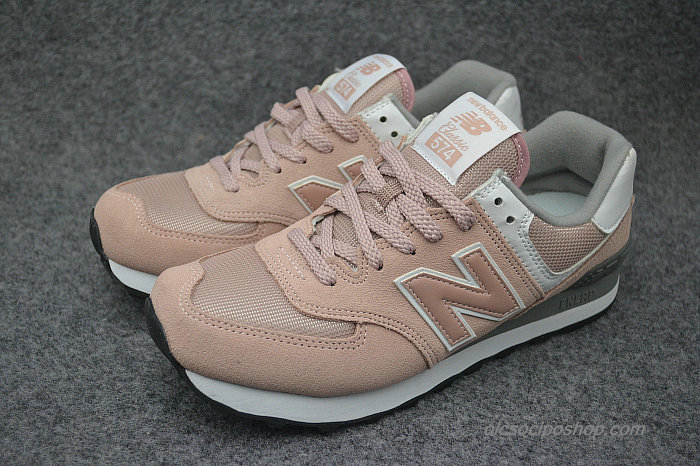 Női New Balance 574 Világos rózsaszín/Szürke Cipők (WL574UNC)