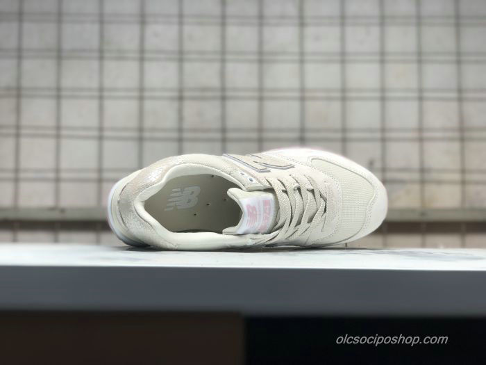 Női New Balance 574 Piszkosfehér/Rózsaszín Cipők (NB574CIB)