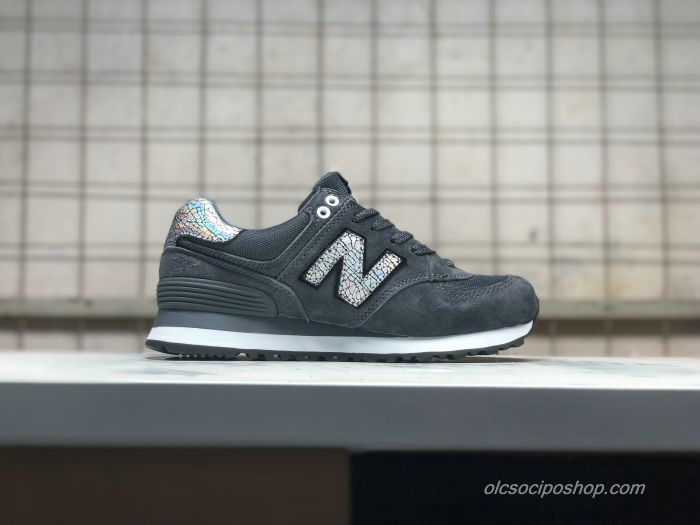 Női New Balance 574 Sötétszürke/Fehér Cipők (NB574CID)