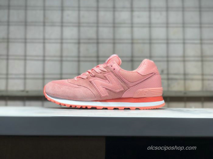 Női New Balance 574 Rózsaszín/Fehér/Piros Cipők (NB574URT)