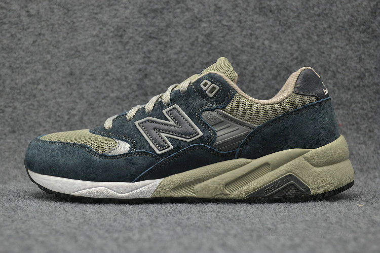 New Balance 580 Sötétkék/Olajbogyó/Szürke Cipők (MRT580NV)