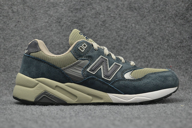 New Balance 580 Sötétkék/Olajbogyó/Szürke Cipők (MRT580NV)
