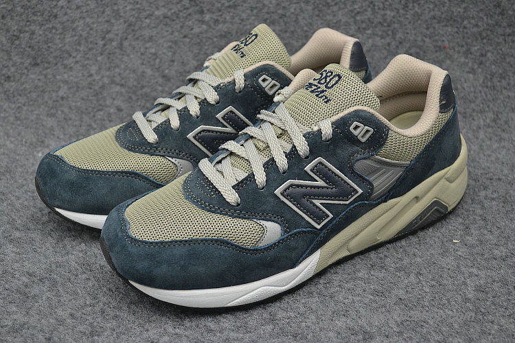 New Balance 580 Sötétkék/Olajbogyó/Szürke Cipők (MRT580NV)