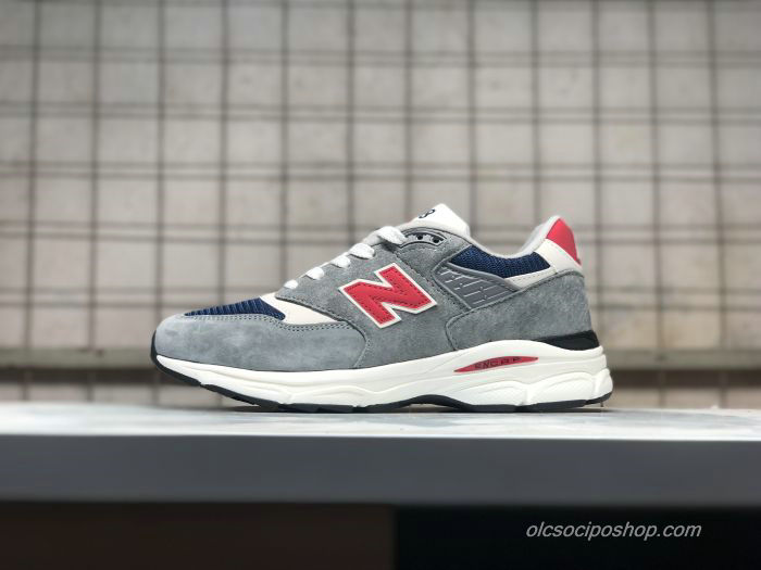 New Balance 998V2 Szürke/Sötétkék/Piros/Fehér Cipők (US998GW)