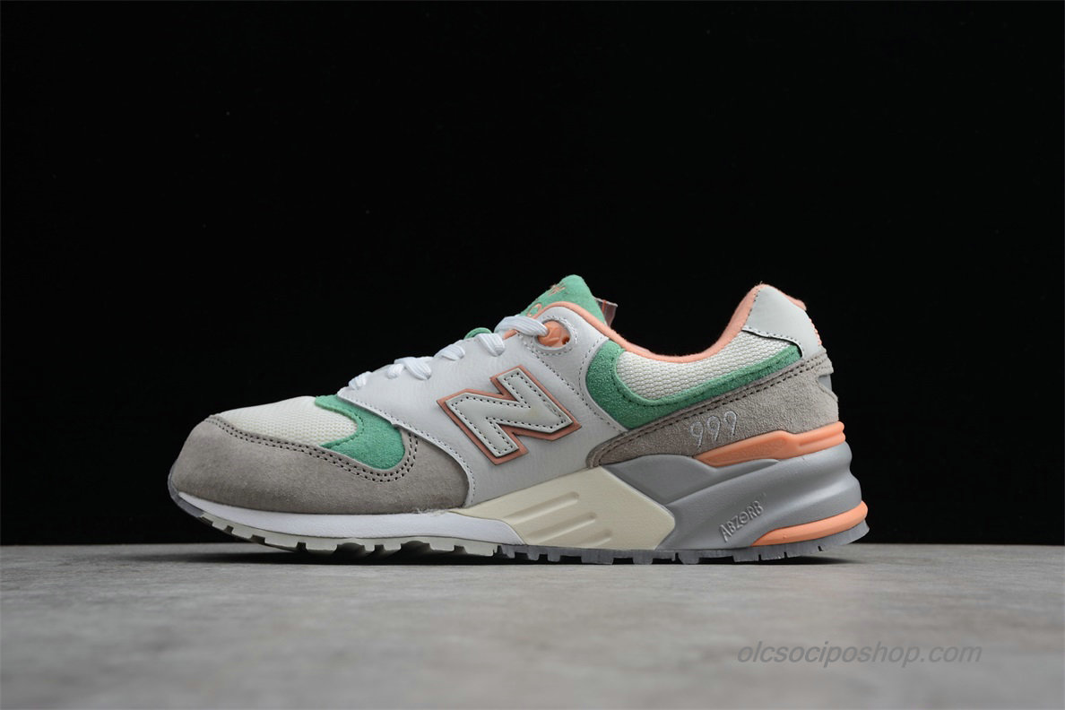 Férfi New Balance 999 Szürke/Fehér/Zöld/Rózsaszín Cipők (ML999CCW)