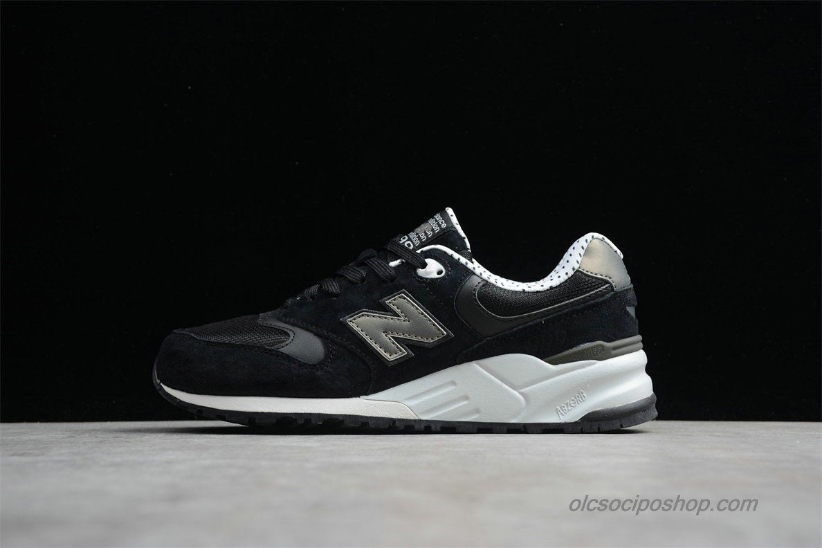 Női New Balance 999 Fekete/Ezüst/Fehér Cipők (WL999AC)