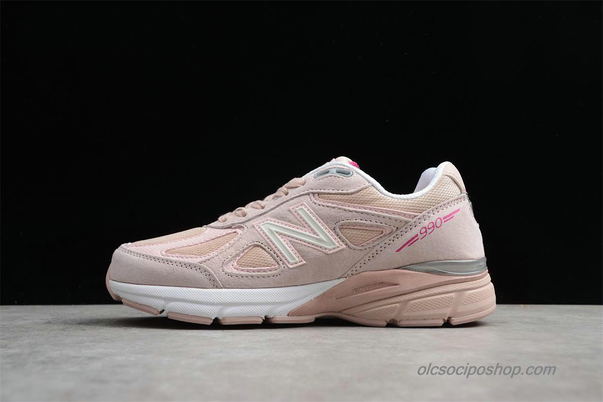 Női New Balance IN USA M990V4 Világos rózsaszín/Fehér Cipők (M990KMN4)