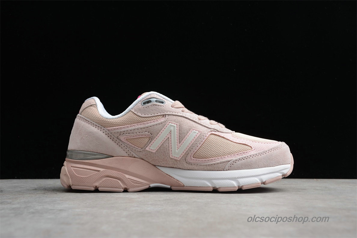 Női New Balance IN USA M990V4 Világos rózsaszín/Fehér Cipők (M990KMN4)