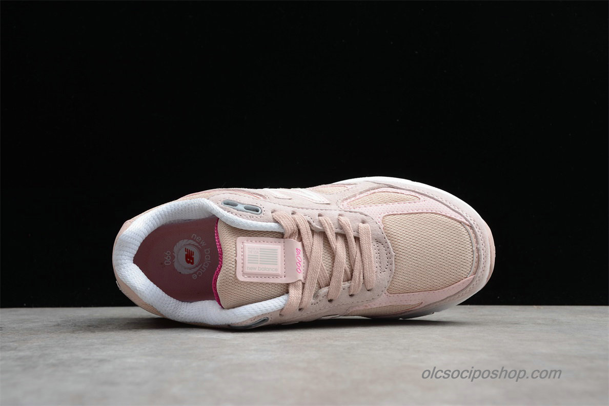 Női New Balance IN USA M990V4 Világos rózsaszín/Fehér Cipők (M990KMN4)