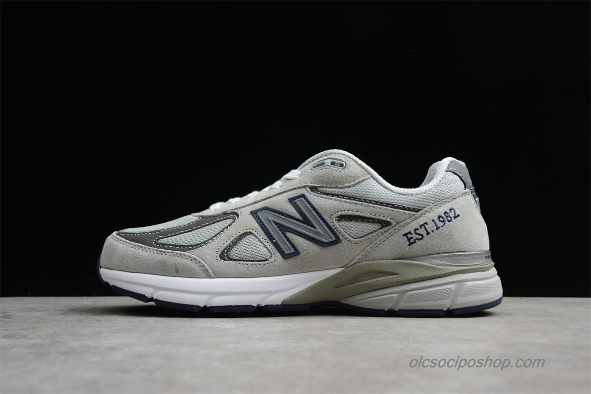 New Balance IN USA M990V4 Szürke/Homok/Olajbogyó Cipők (M990NB4)