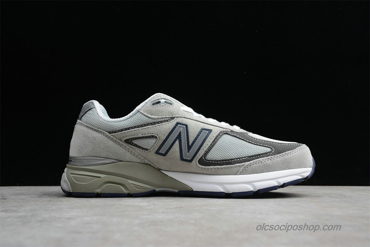 New Balance IN USA M990V4 Szürke/Homok/Olajbogyó Cipők (M990NB4)