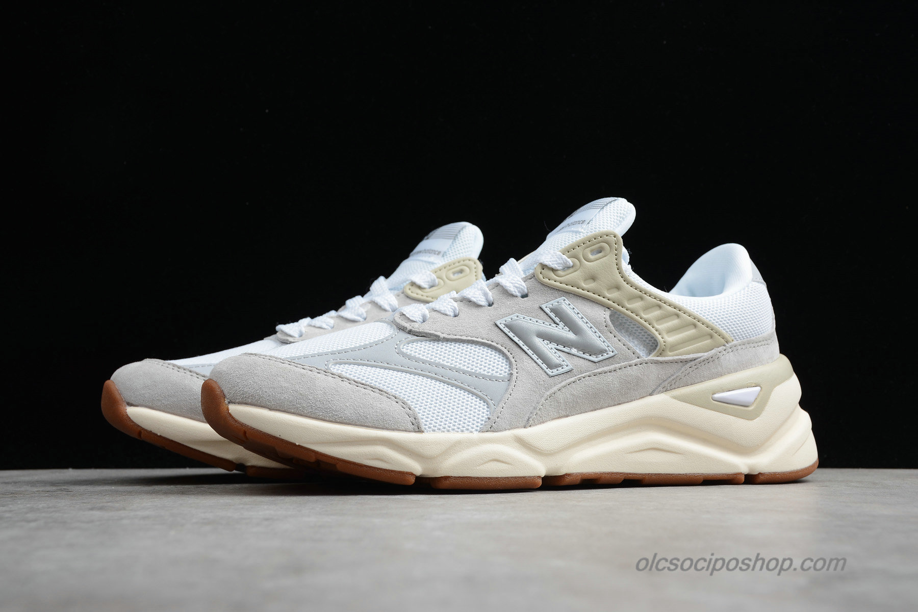 New Balance X-90 Fehér/Homok/Szürke/Khaki Cipők (MSX90RCB)