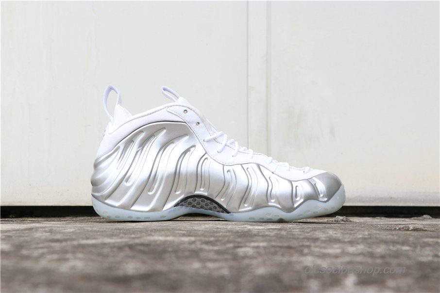 Férfi Nike Air Foamposite One Ezüst/Fehér Cipők (AA3963-100)