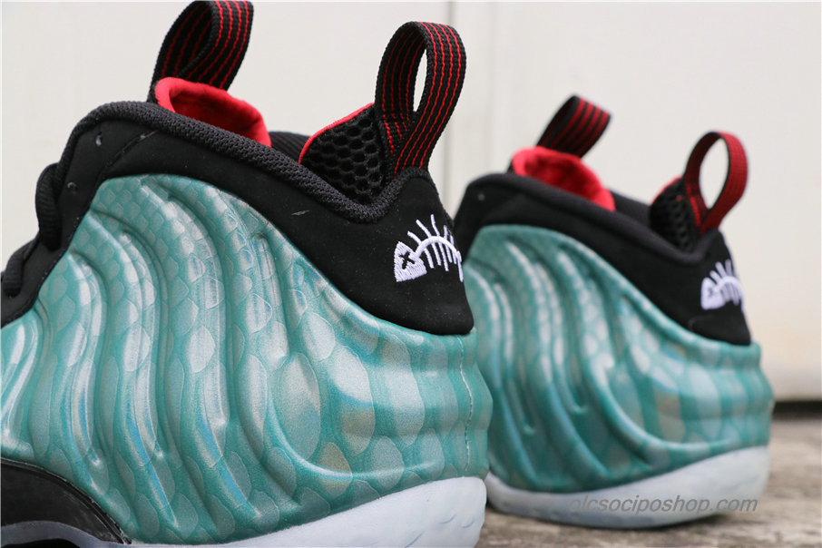 Férfi Nike Air Foamposite One Gone Fishing Zöld/Fekete Cipők (575420-300)