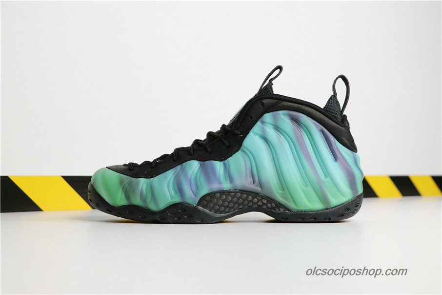 Férfi Nike Air Foamposite One Northern Lights Fekete/Zöld Cipők (840559-001)