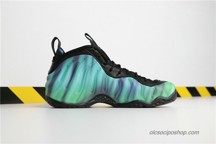 Férfi Nike Air Foamposite One Northern Lights Fekete/Zöld Cipők (840559-001)