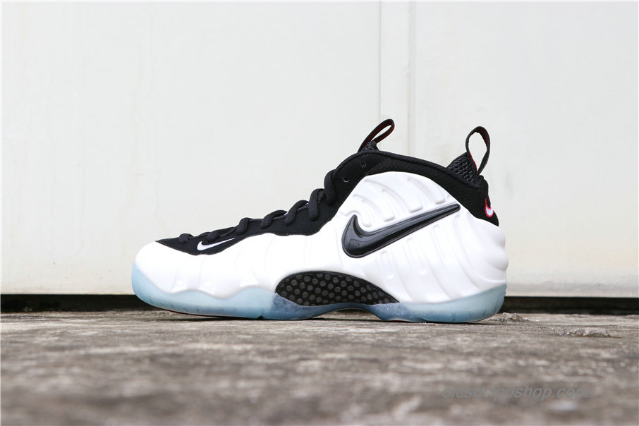 Férfi Nike Air Foamposite One Pearl Fehér/Fekete Cipők (624041-100)