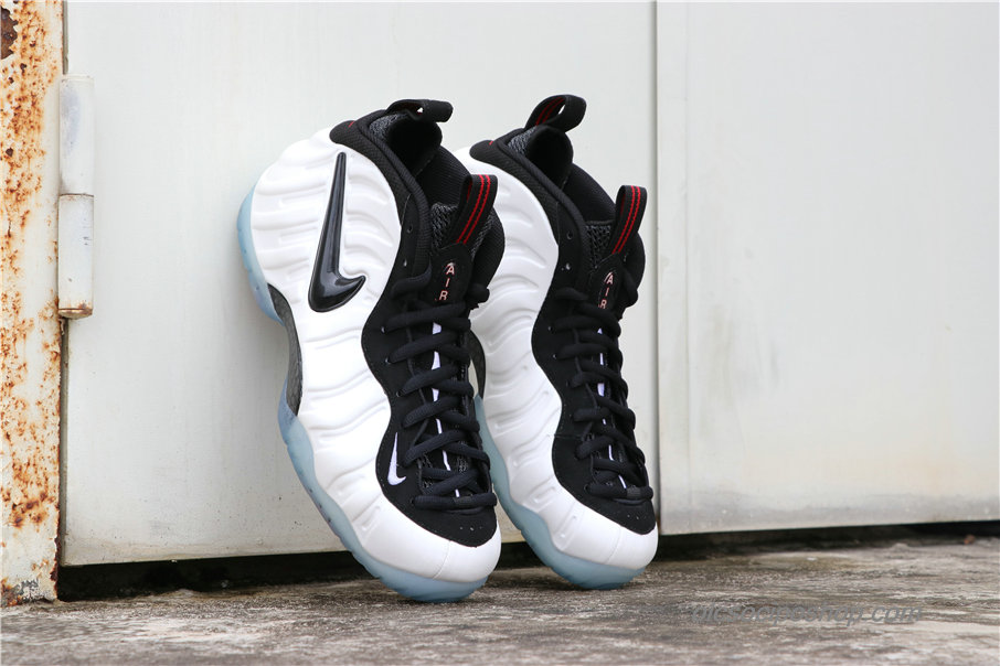 Férfi Nike Air Foamposite One Pearl Fehér/Fekete Cipők (624041-100)